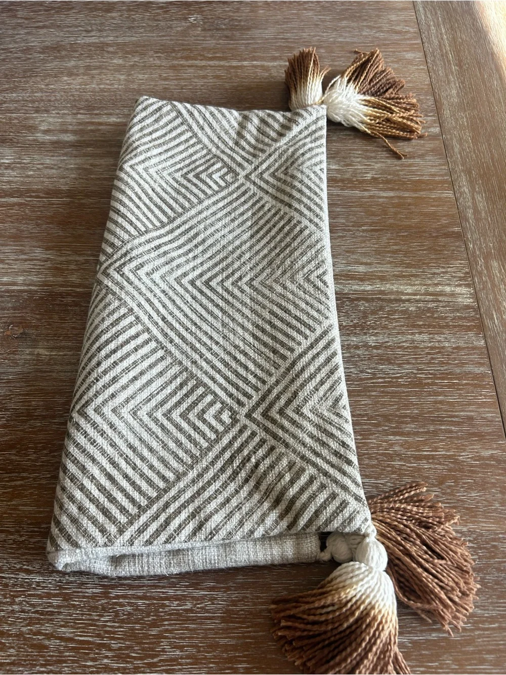 Villa by Classic Home Tassel Pillow Cover